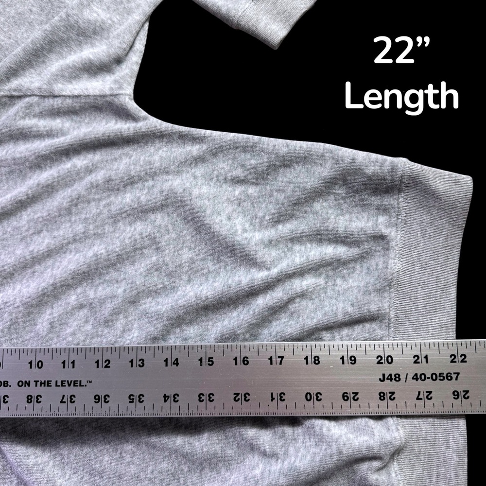 Aeropostale Womens Grey Crewneck Sweatshirt Long Sleeve‎ Pullover XL - Picture 9 of 9